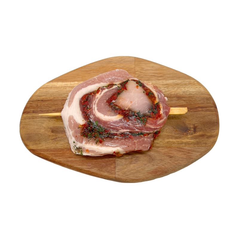 CARNE SI SARE Lolipop de porc cu fulgi de ardei dulce