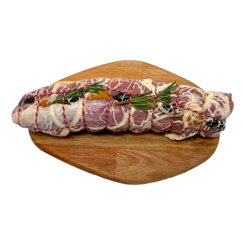 MEAT AND SALT Pork tenderloin with apricots and prunes