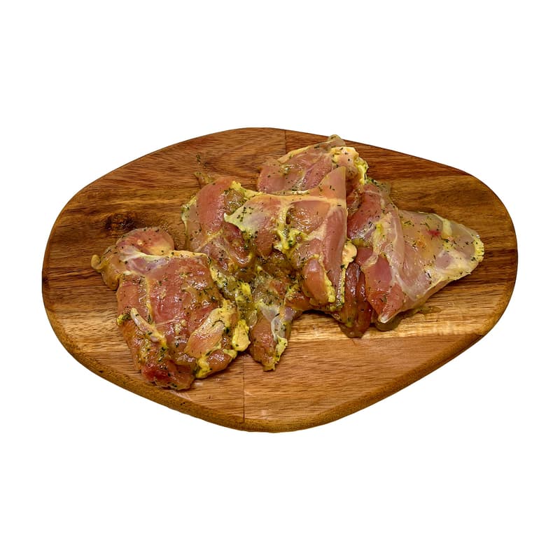 MEAT AND SALT Boneless chicken thighs with butter and garlic