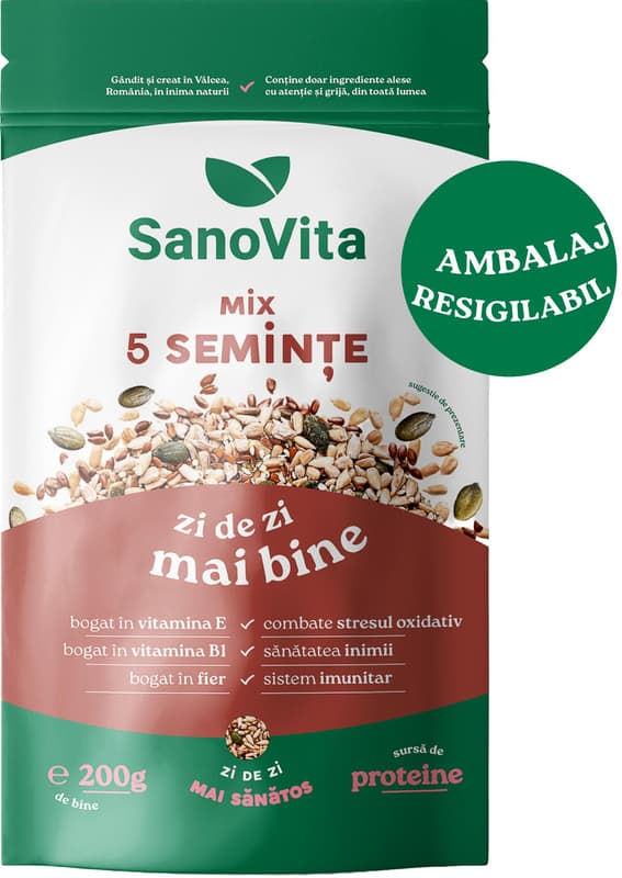 Sanovita Mix 5 seminte cu zipper