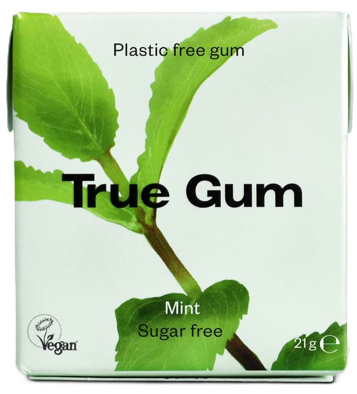 True Guma de mestecat cu aroma de menta fara zahar