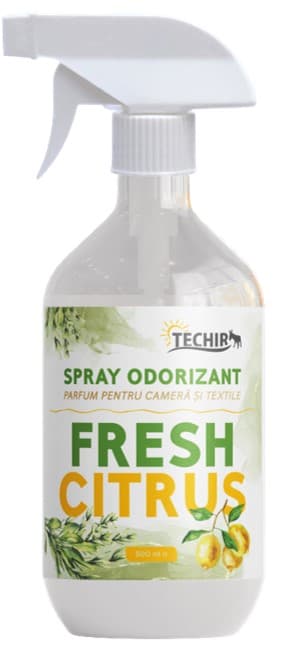 Techir Fresh Citrus Spray odorizant parfumant pentru camera si textile
