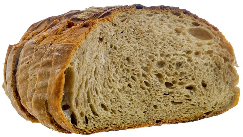 Brutangerie Whole wheat bread with sliced sourdough