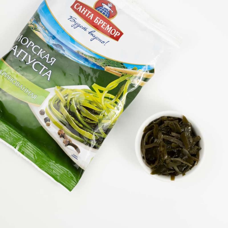 Santa Bremor Laminaria marinata cu zahar si indulcitor