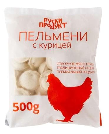 Berezka Pelmeni (dumplings) with frozen chicken