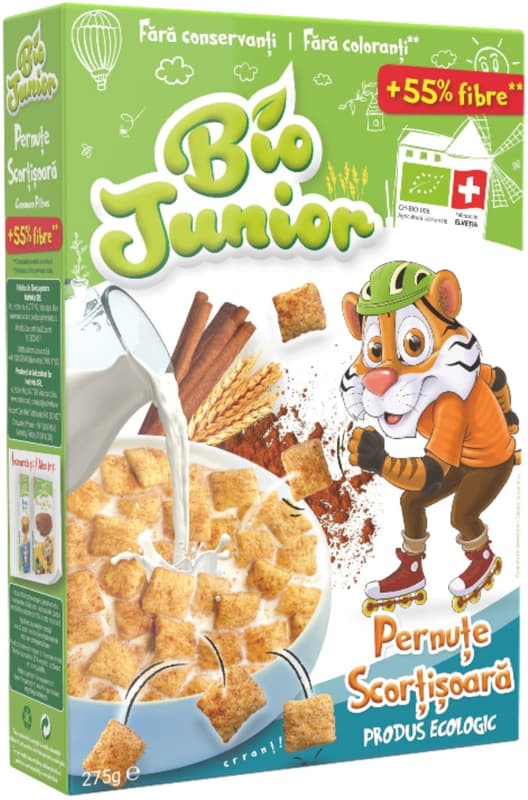 Bio Junior ECO Cereale pernute cu scortisoara