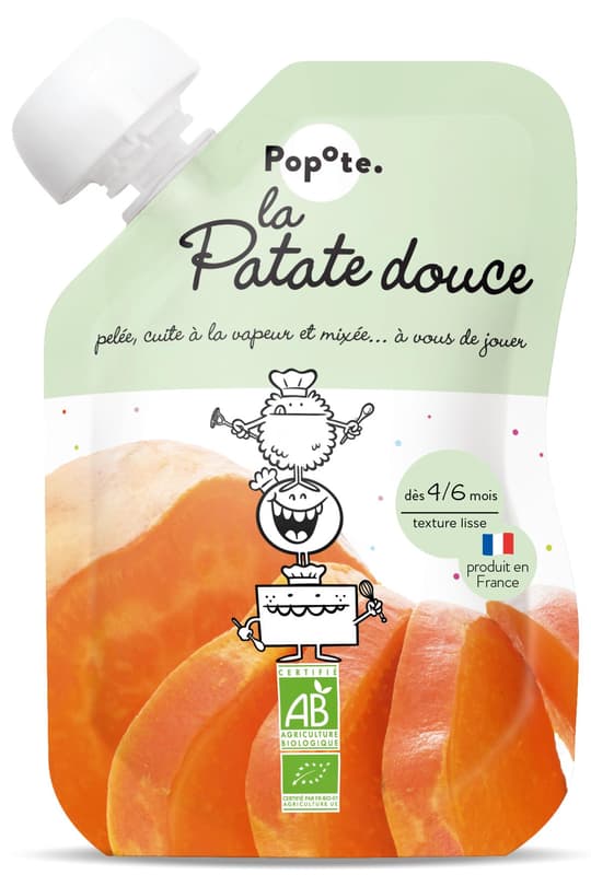Popote ECO Piuree with 78% Sweet Potatoes, +4/6 months