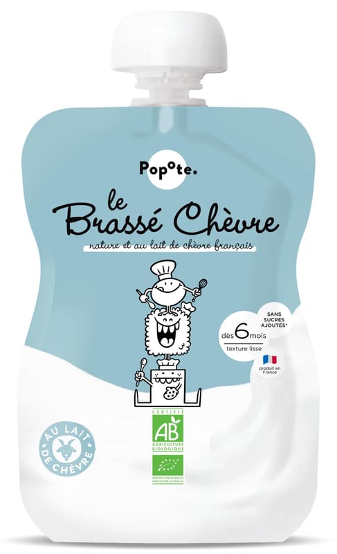 Popote ECO Iaurt din lapte de capra, +6 luni