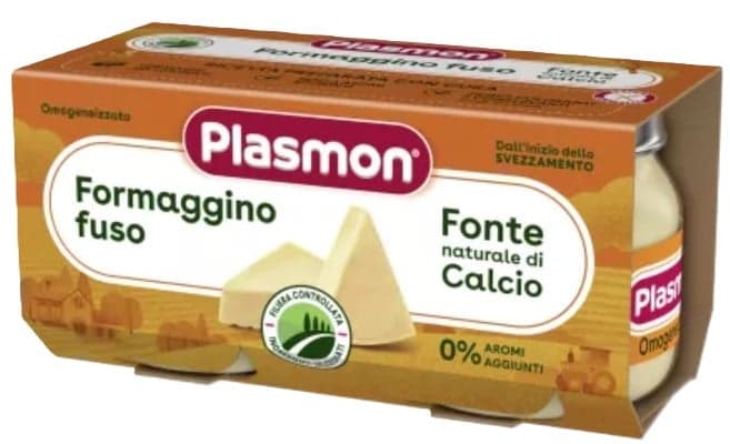 Plasmon Piure omogenizat branzica Formaggino, +6 luni, 2x80g
