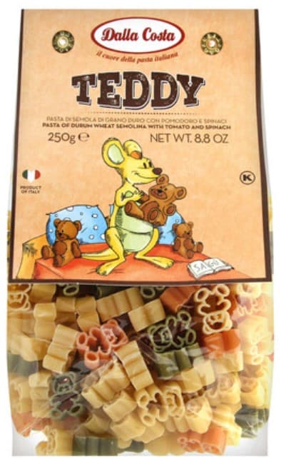 Dalla Costa Tricolor Dur Wheat Pasta Teddy