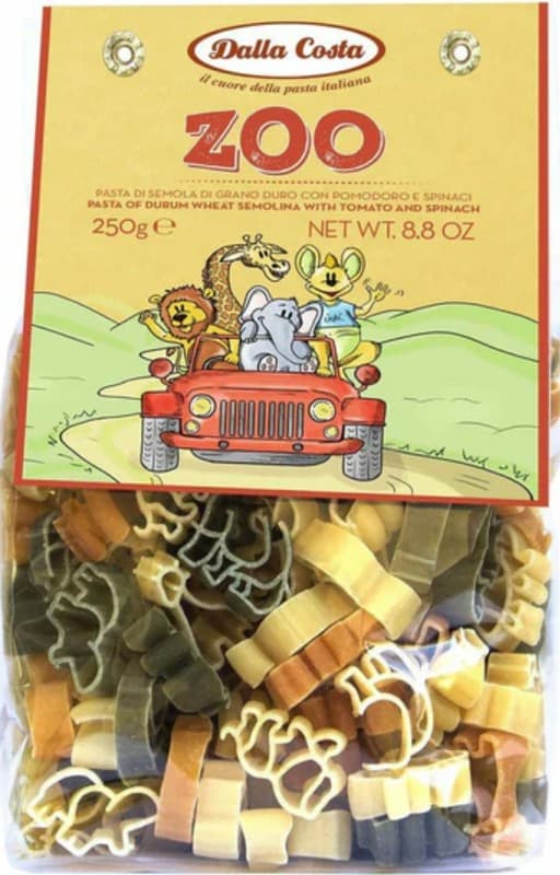 Dalla Costa Pasta din grau dur tricolore Zoo