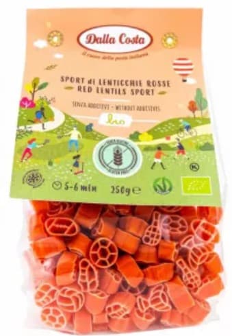 Dalla Costa ECO Red Lentil Pasta Sport