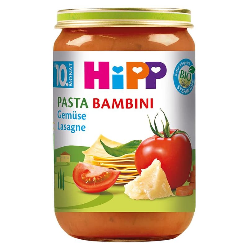 Hipp ECO Lasagna vegetal Pasta Bambini, +10 luni
