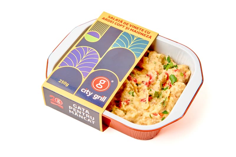 City Grill Salata de vinete cu ardei copt si maioneza