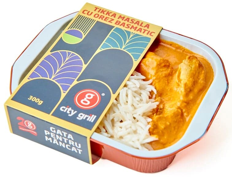 City Grill Basmati rice tikka masala