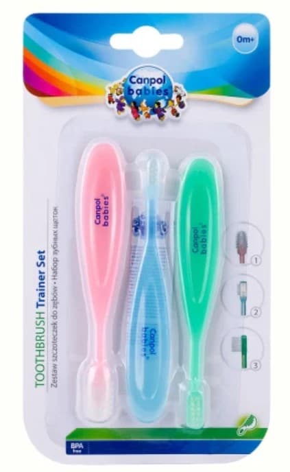 Canpol Babies Set 3 periute pentru dinti si gingii