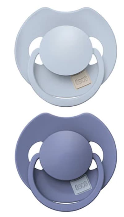 Lovi Dynamic Prime Set 2 suzete silicon 18+ luni, baby blue
