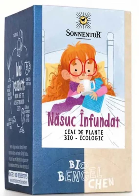 Sonnentor Ingerasii Strengari Nasuc Infundat Ceai plic, 18 plicuri