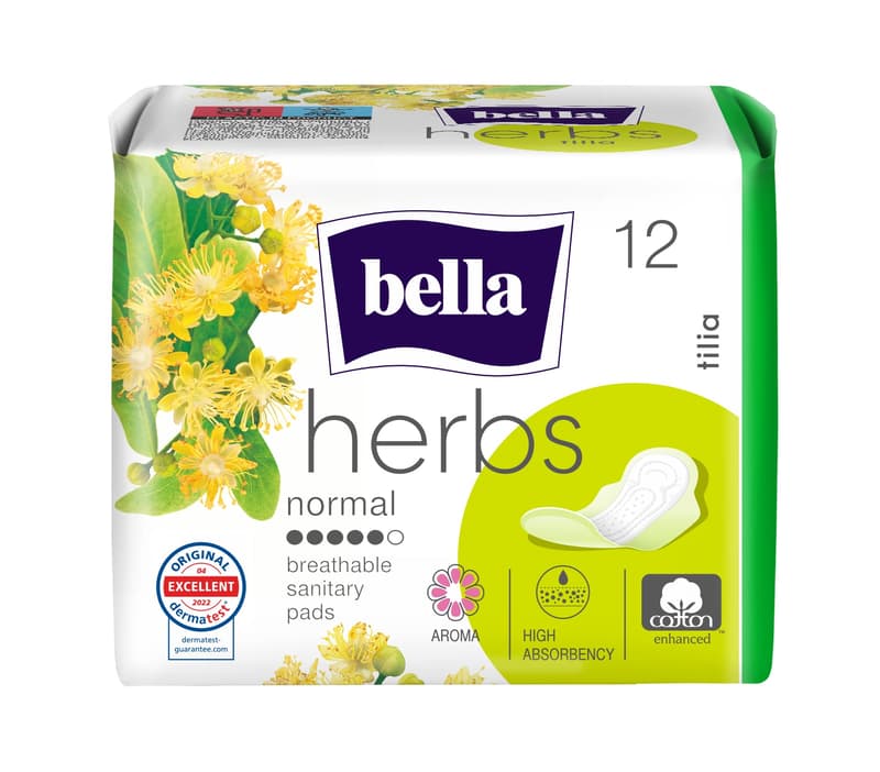 Bella Herbs Absorbante periodice, tei