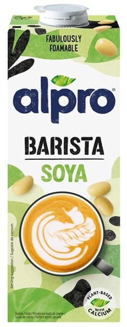 Alpro Barista Bautura vegetala din soia pentru cafea cu adaos de calciu și vitamine