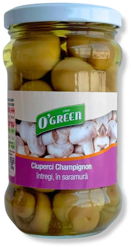 OGreen Whole mushrooms