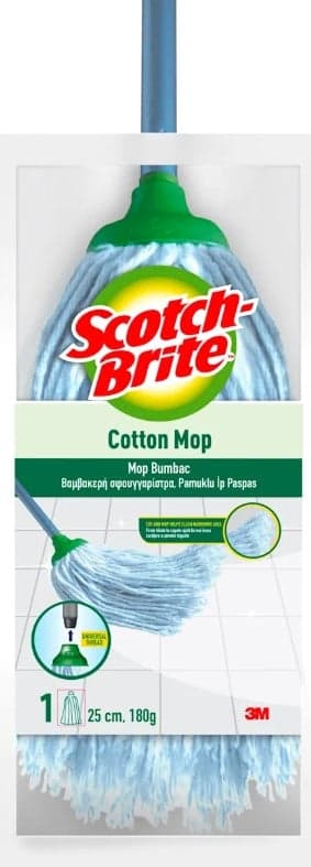 Scotch-Briteâ¢ Bicolor Cotton Mop