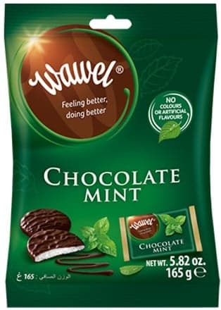 Wawel Mint jellies wrapped in chocolate