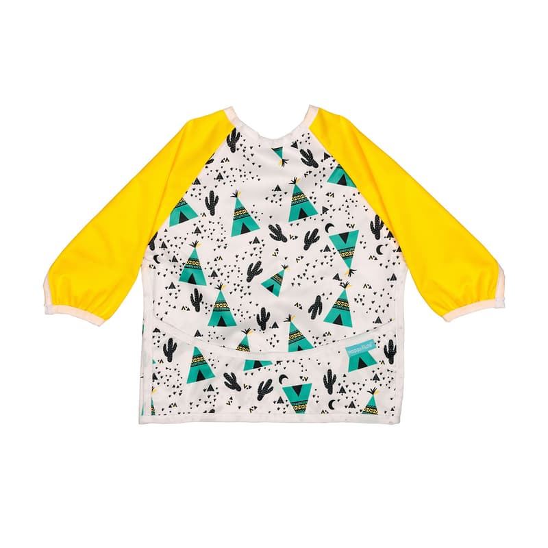 Coccorito Bib with long sleeve and pocket, tent