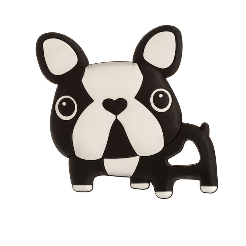 Coccorito Silicone teething toy, black puppy