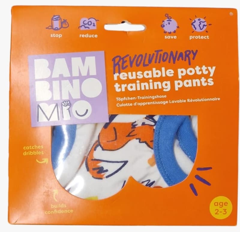 Bambino Mio Potty Training Panties, 2-3 Years, Fuzz