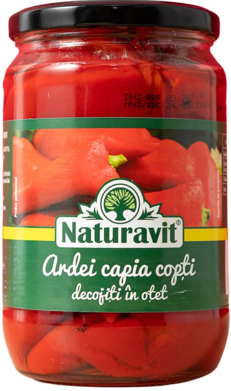 Naturavit Ardei capia copti si descojiti