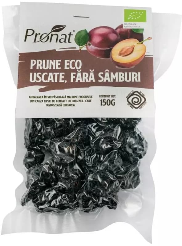 Pronat ECO Prune fara conservanti si samburi