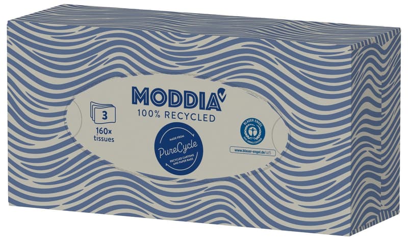 Moddia PureCycle Servetele de fata 3 straturi