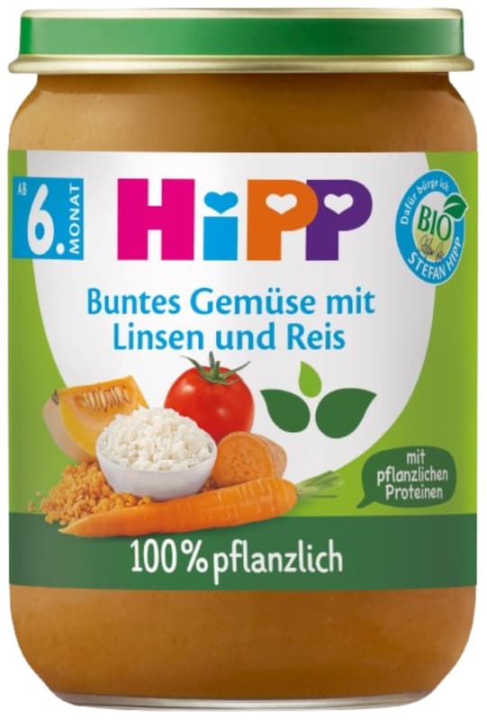 Hipp Mix de legume cu linte si orez