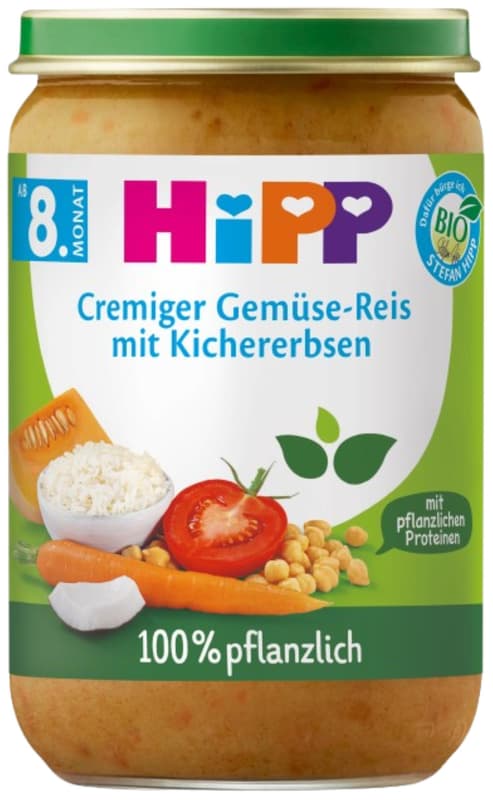 Hipp Legume cremoase cu orez si naut