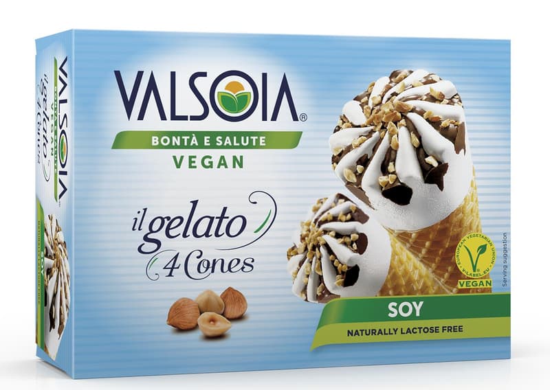 Valsoia Inghetata din soia cu alune si cacao 4x75