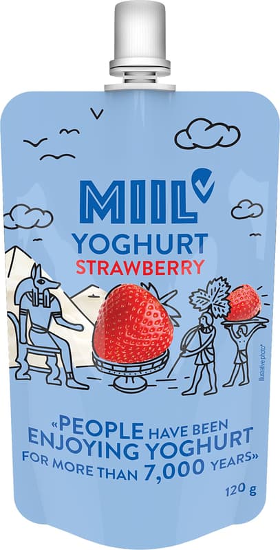 Miil Iaurt cu capsuni pouch
