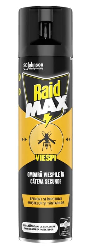 Raid Max Spray Against Wasps