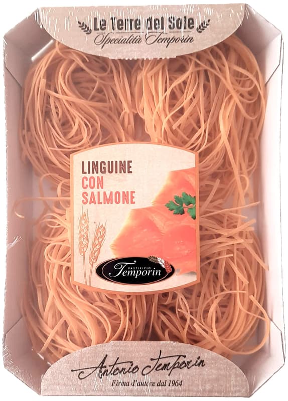 Le Terre del Sole Linguine cu somon afumat