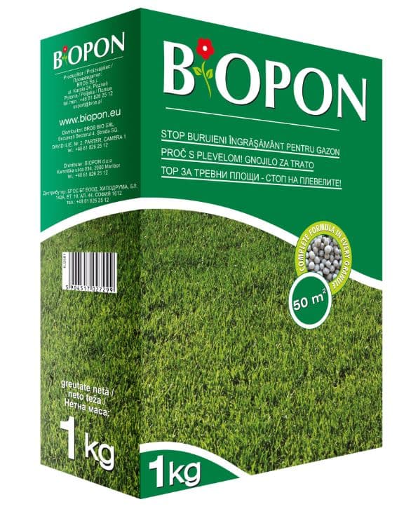 Biopon Lawn Fertilizer Against Weed
