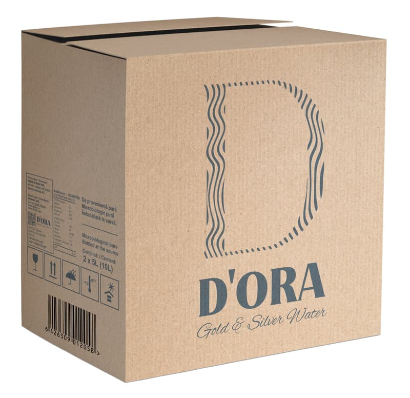 D'ORA Gold & Silver Spring Water 2*5L carton box