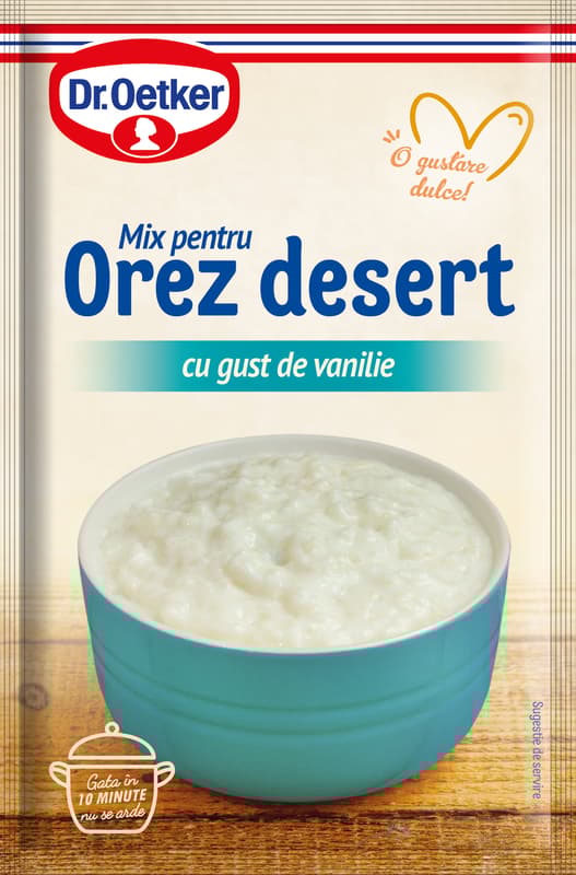 Dr.Oetker Orez desert cu gust de vanilie