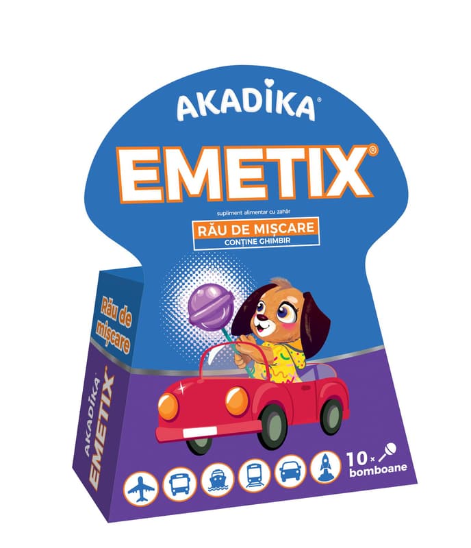 Akadika Emetix Lollipops for motion sickness