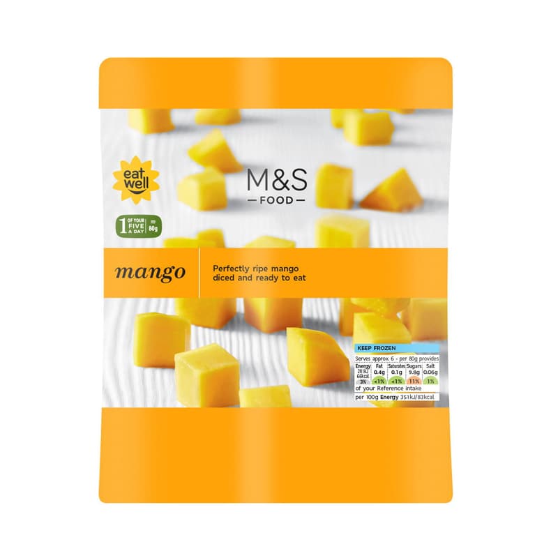 Marks & Spencer Bucati de mango congelate