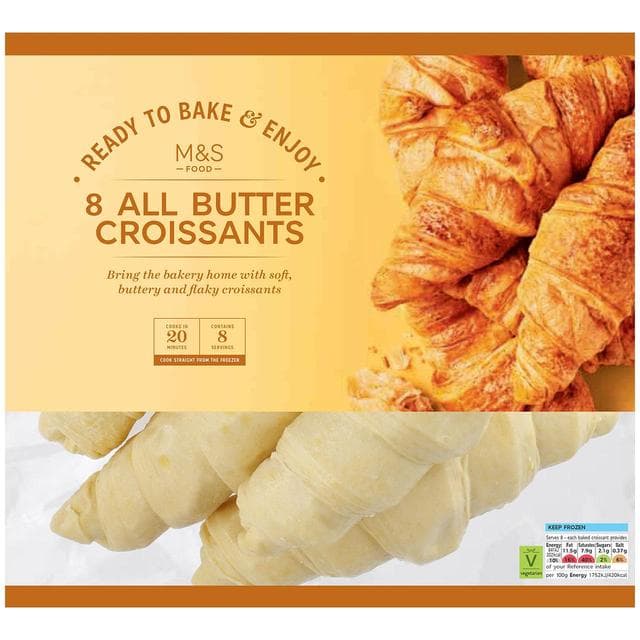 Marks & Spencer  8 All Butter Croissants 