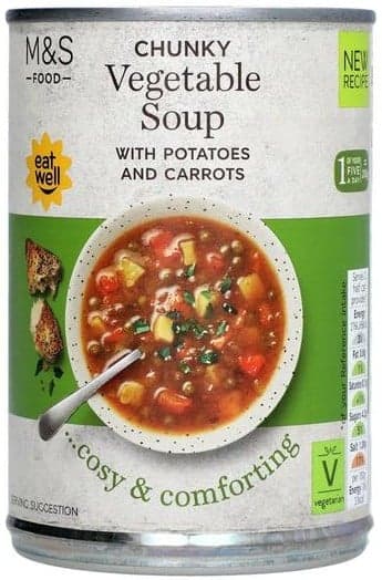 Marks & Spencer Chunky Vegetable Soup with Potatoes and Carrots