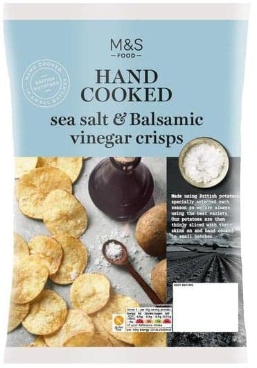 Marks & Spencer Chipsuri cu otet balsamic si sare de mare