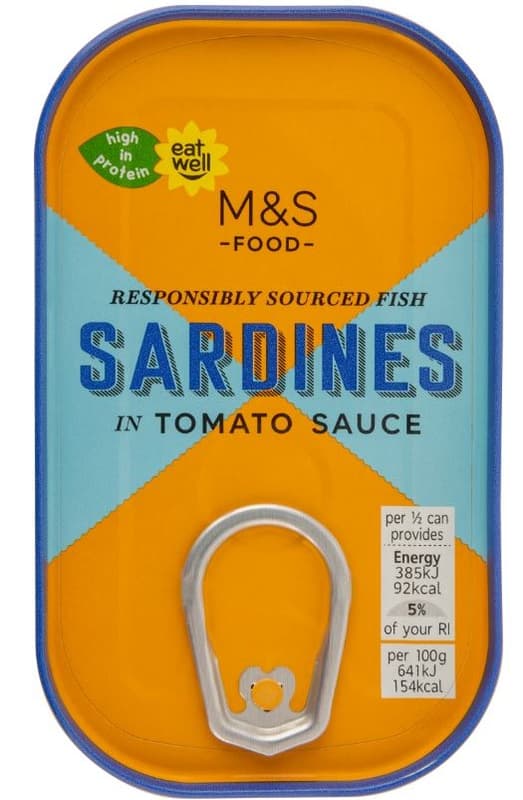 Marks & Spencer Sardine in sos de rosii