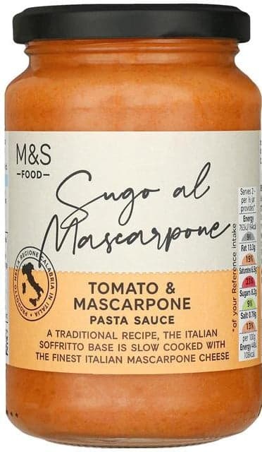Marks & Spencer Sos de rosii cu mascarpone