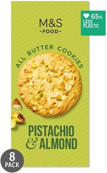 Marks & Spencer All Butter Cookies Pistachio & Almond
